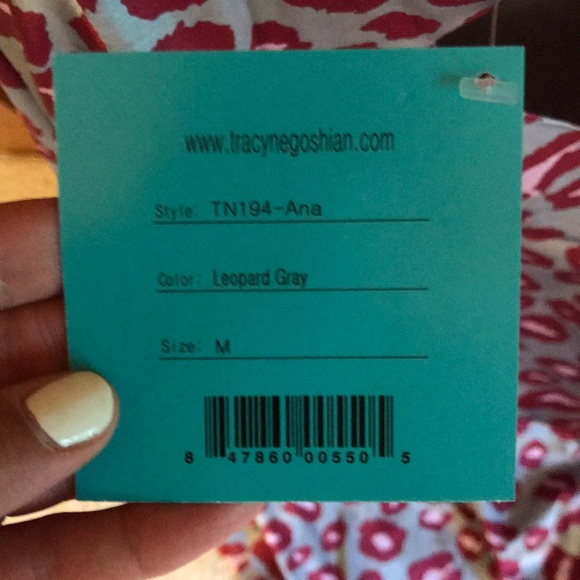 Leopard print satin midi dress - Picture 5 of 5